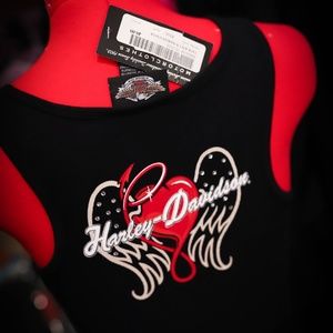 Harley Davidson Heart Wings Tank Top